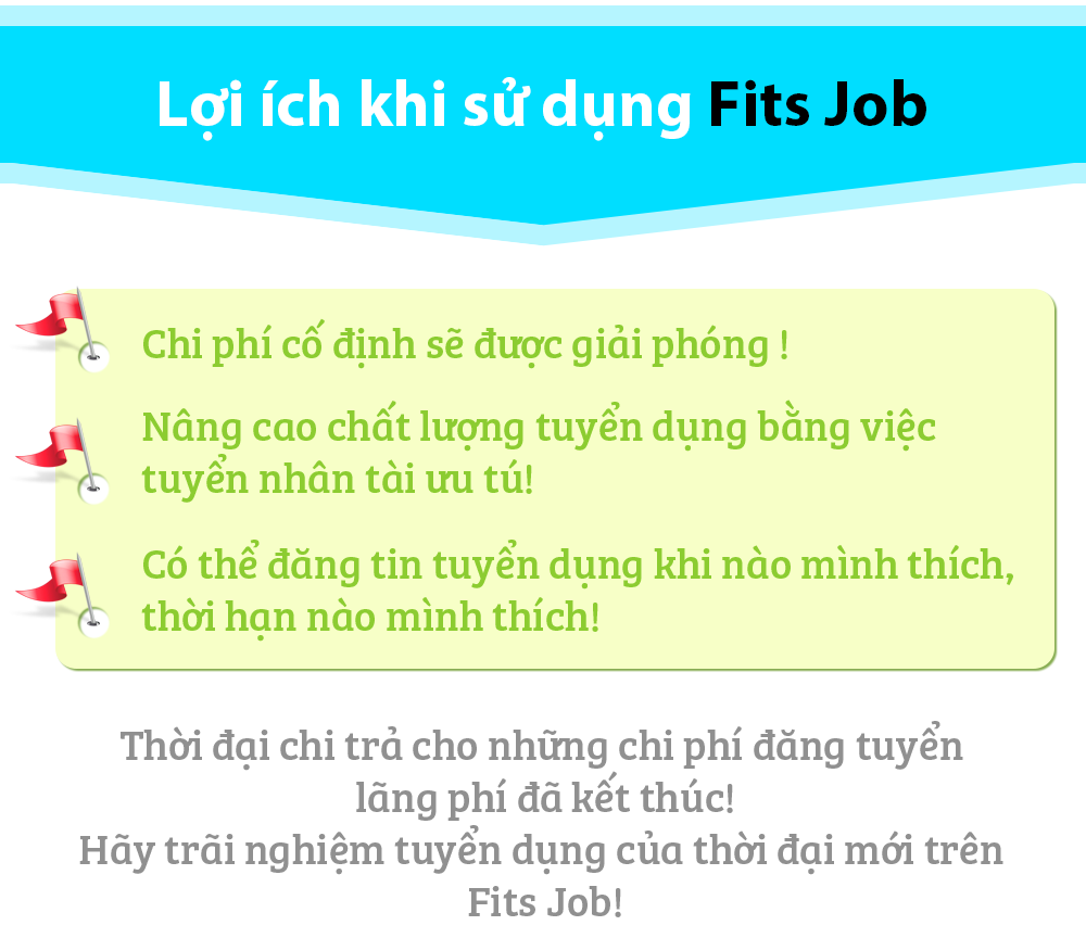 Fitsjob là websit tuyển dụng hưu ích nhất